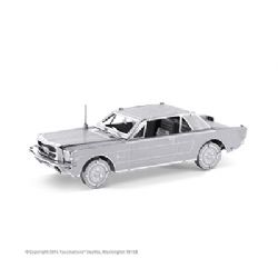 MÉTAL EARTH - 1965 FORD COUPE 2 FEUILLES ARGENT